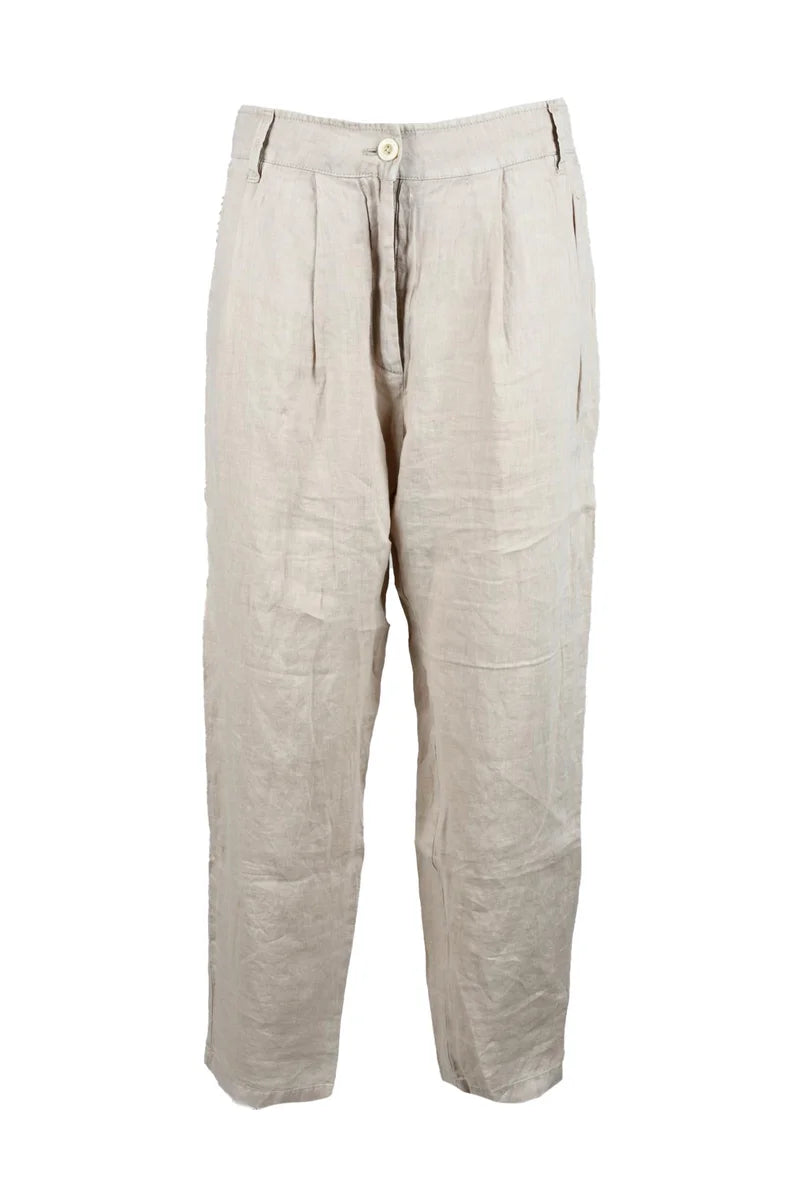 Replay Pantaloni in Lino - Beige