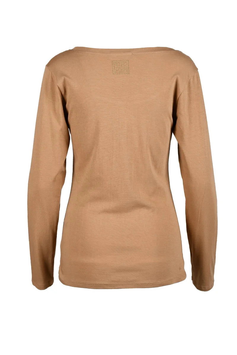 Gil Santucci T-shirt Cotone Elastan - Beige