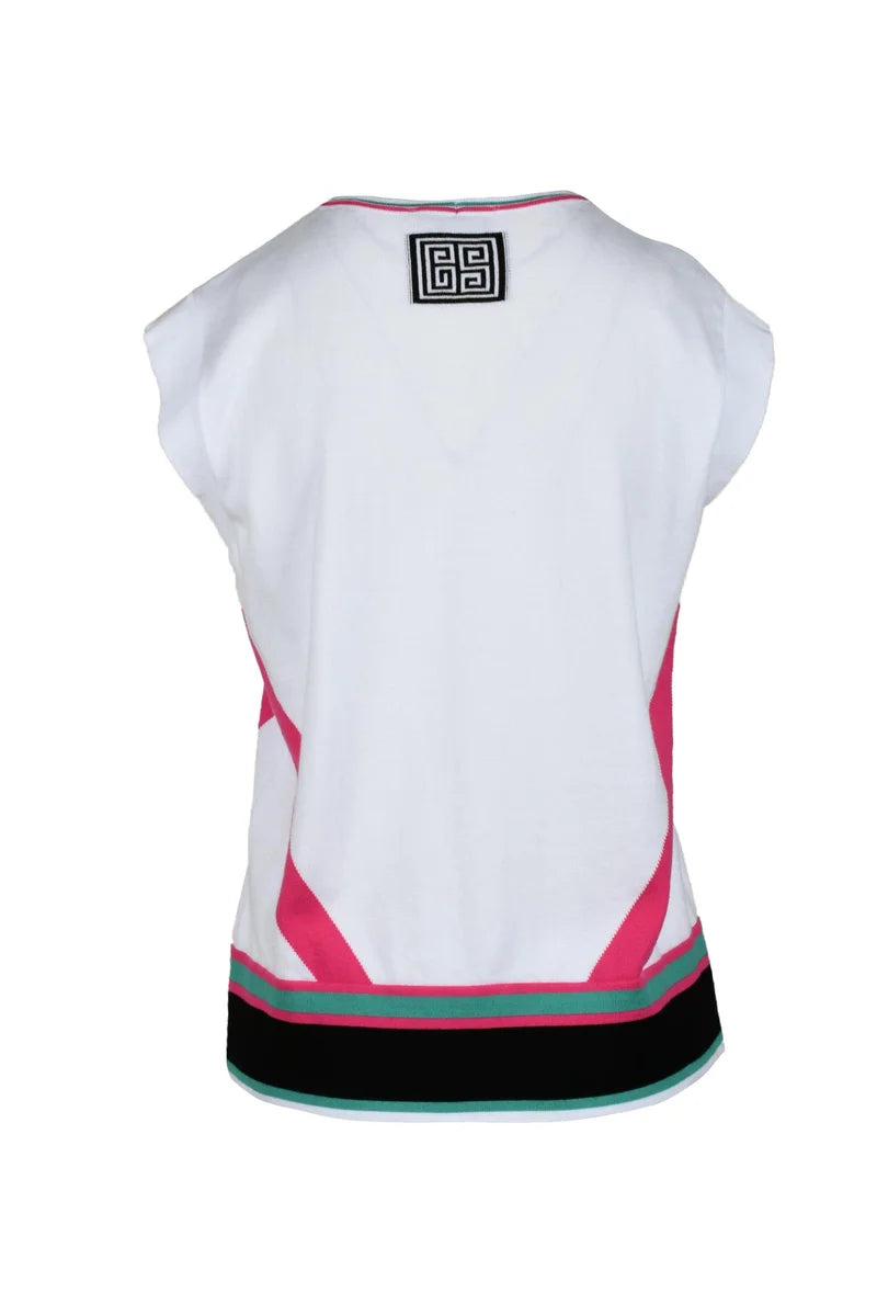 Marci By Gil Santucci Maglia Bianca Cotone