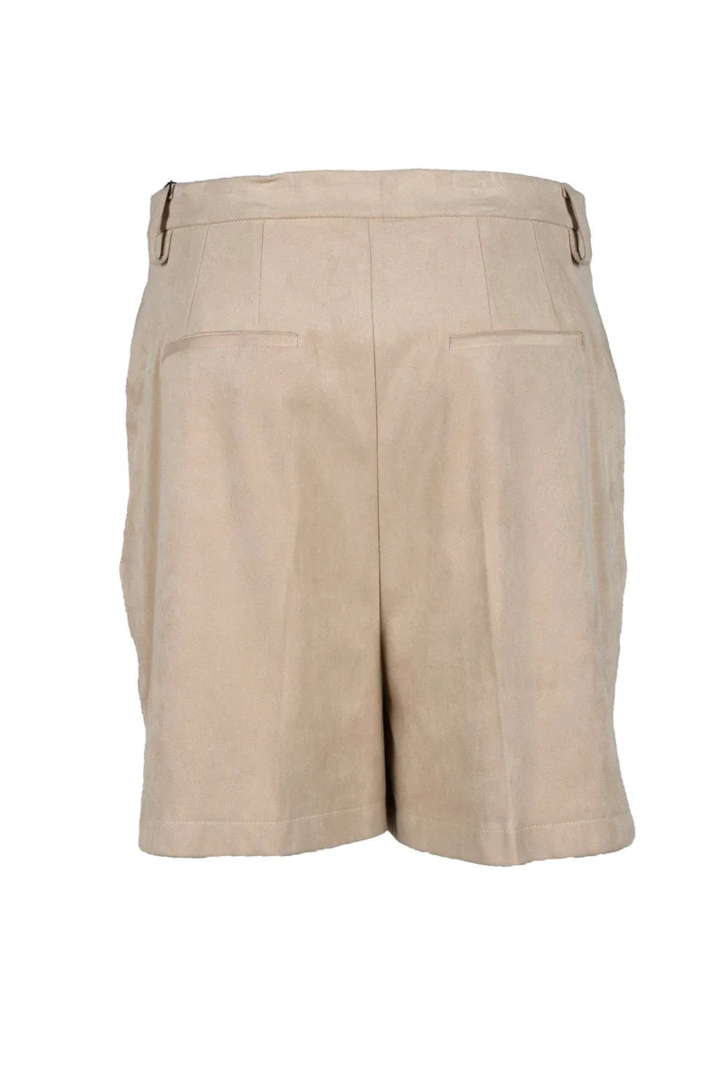 Violanti Shorts Misto Poliestere - Beige