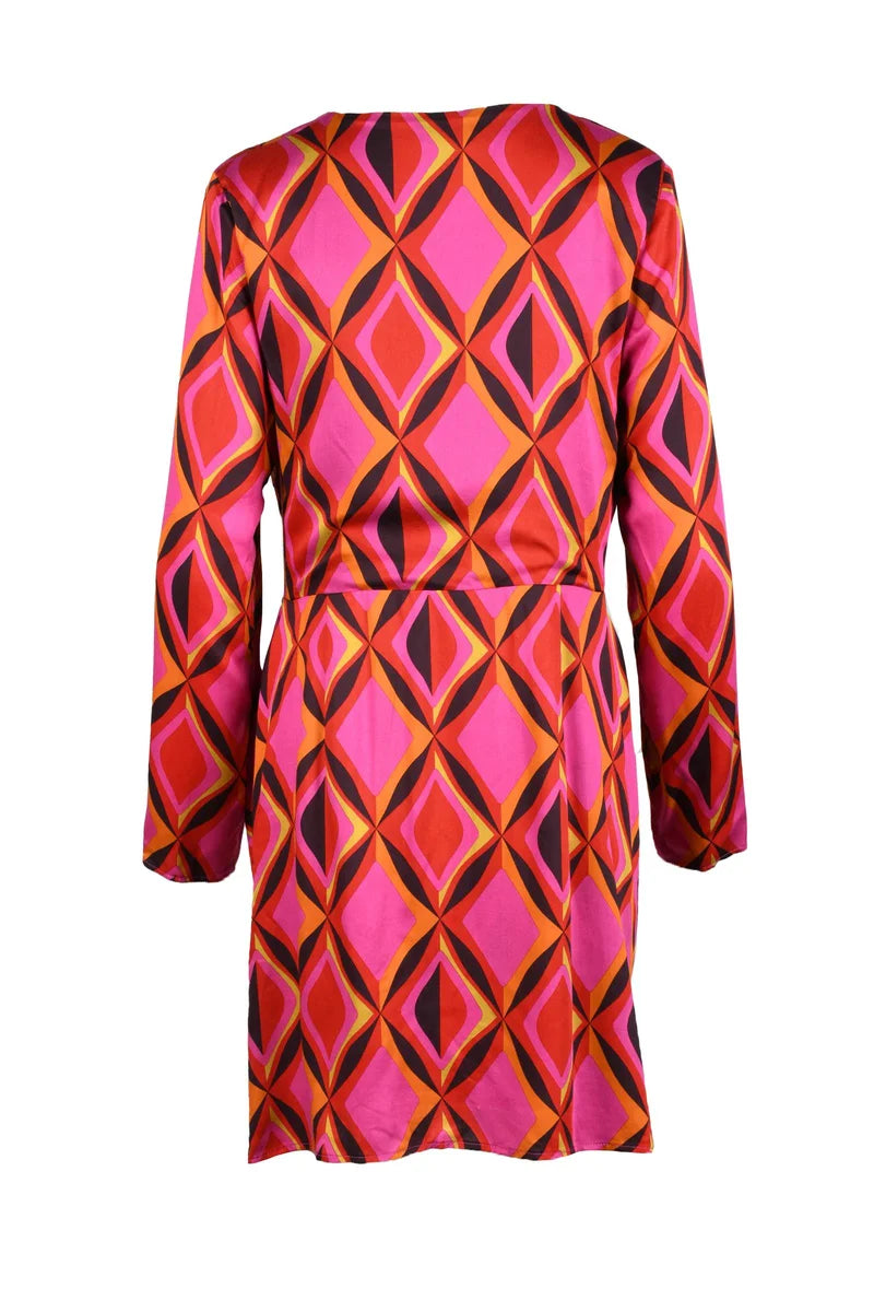 Lvl Level Vibes Level Abito - Rosso/Fuxia