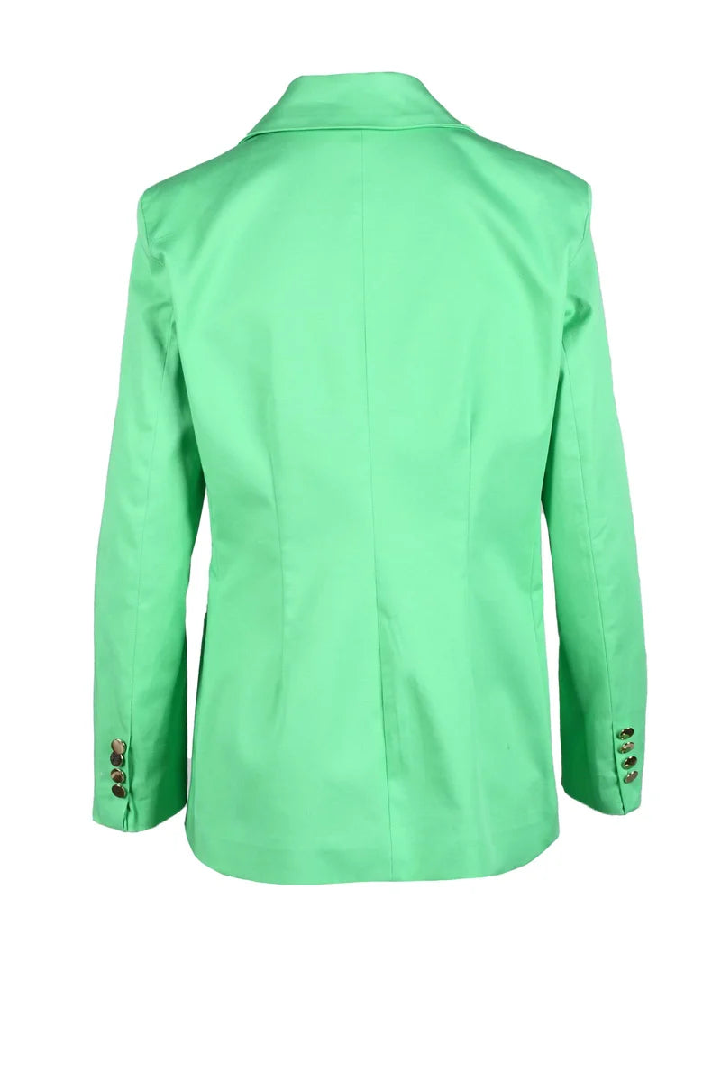 Motel Giacca in Cotone Stretch - Verde