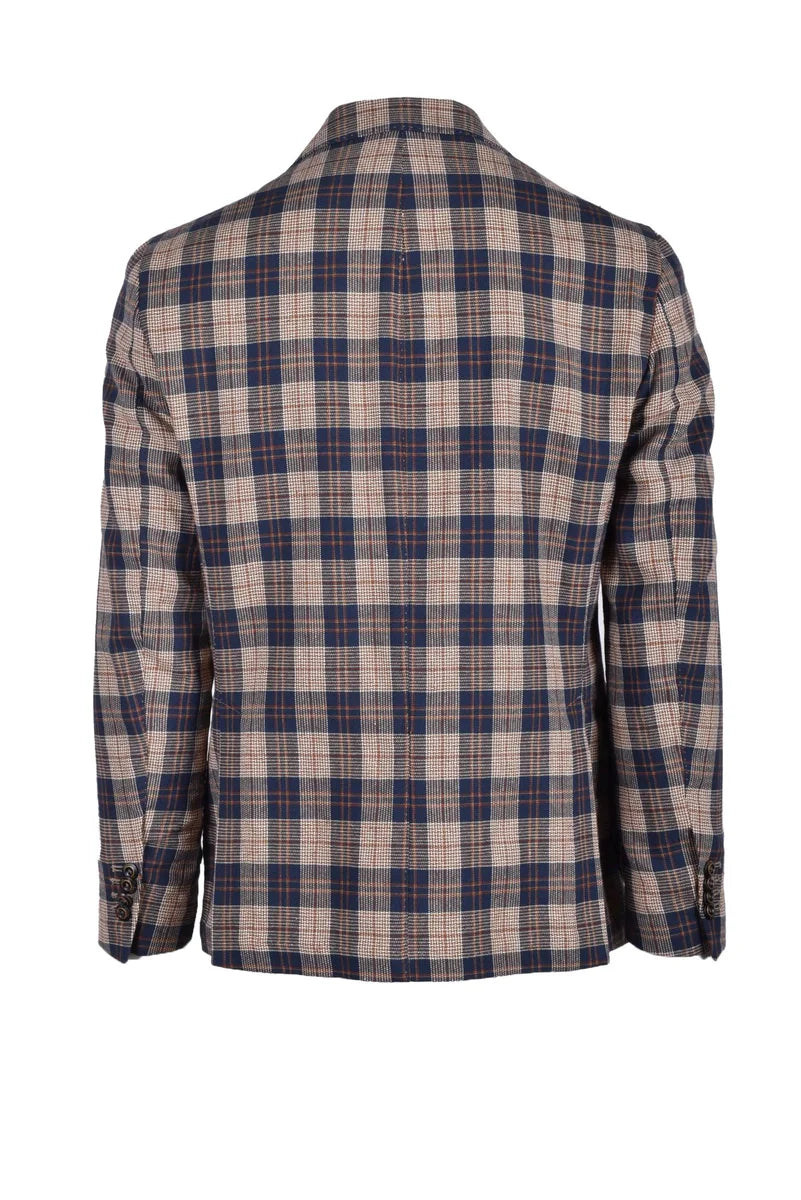 Laboratori Italiani Giacca - Blue/Brown