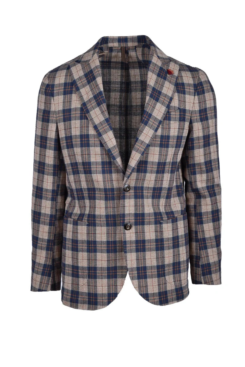 Laboratori Italiani Giacca - Blue/Brown
