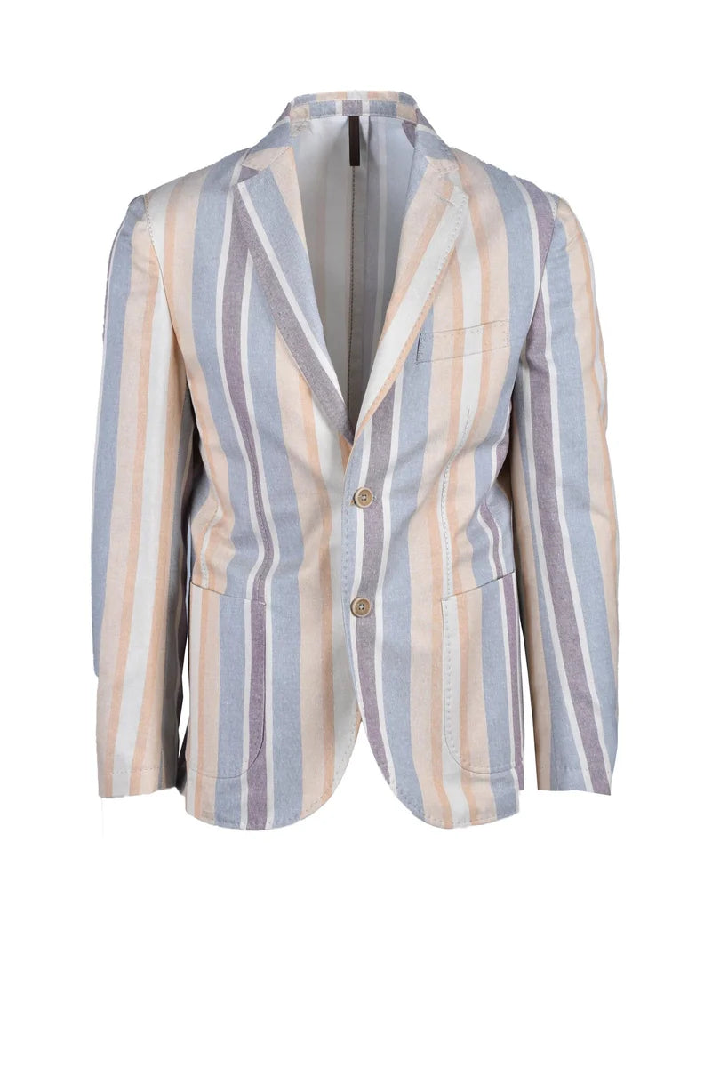 Laboratori Italiani Giacca - Beige/Sky Blue