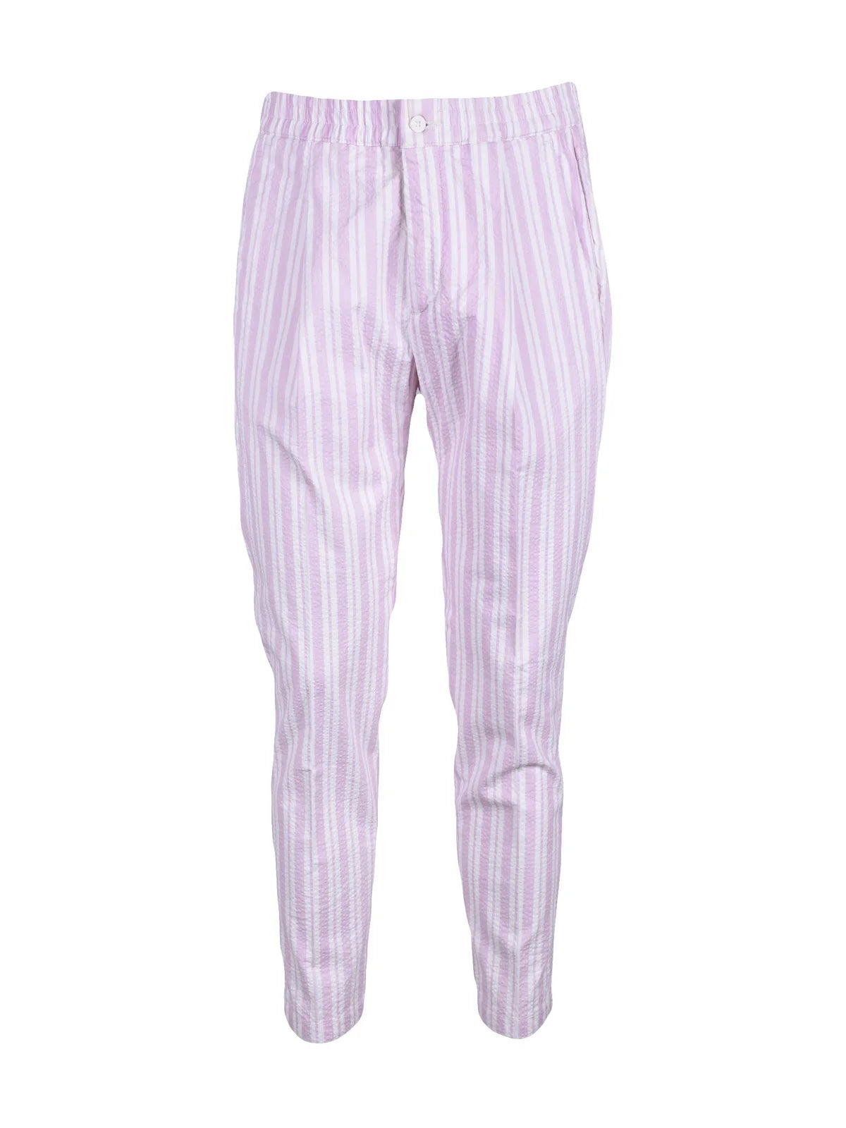 Giampaolo Pantaloni Pink/White Uomo