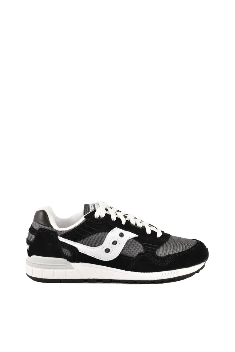 Saucony Sneakers in Pelle e Poliestere - Nero/Grigio