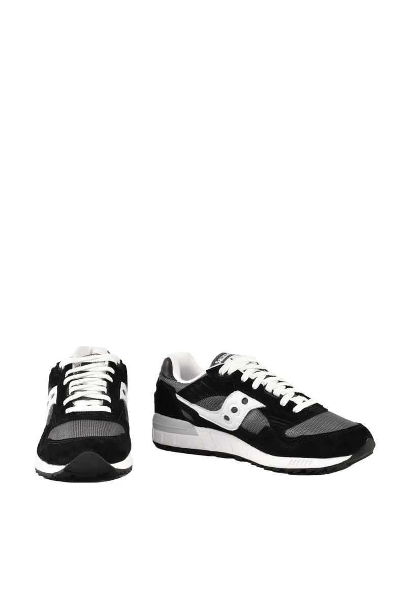 Saucony Sneakers in Pelle e Poliestere - Nero/Grigio