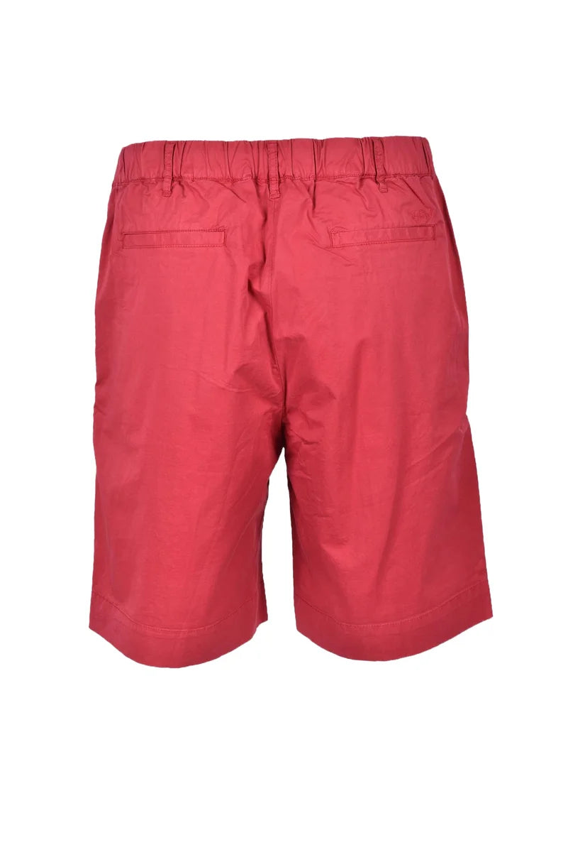 40 Weft Bermuda Cotone Stretch - Rosso