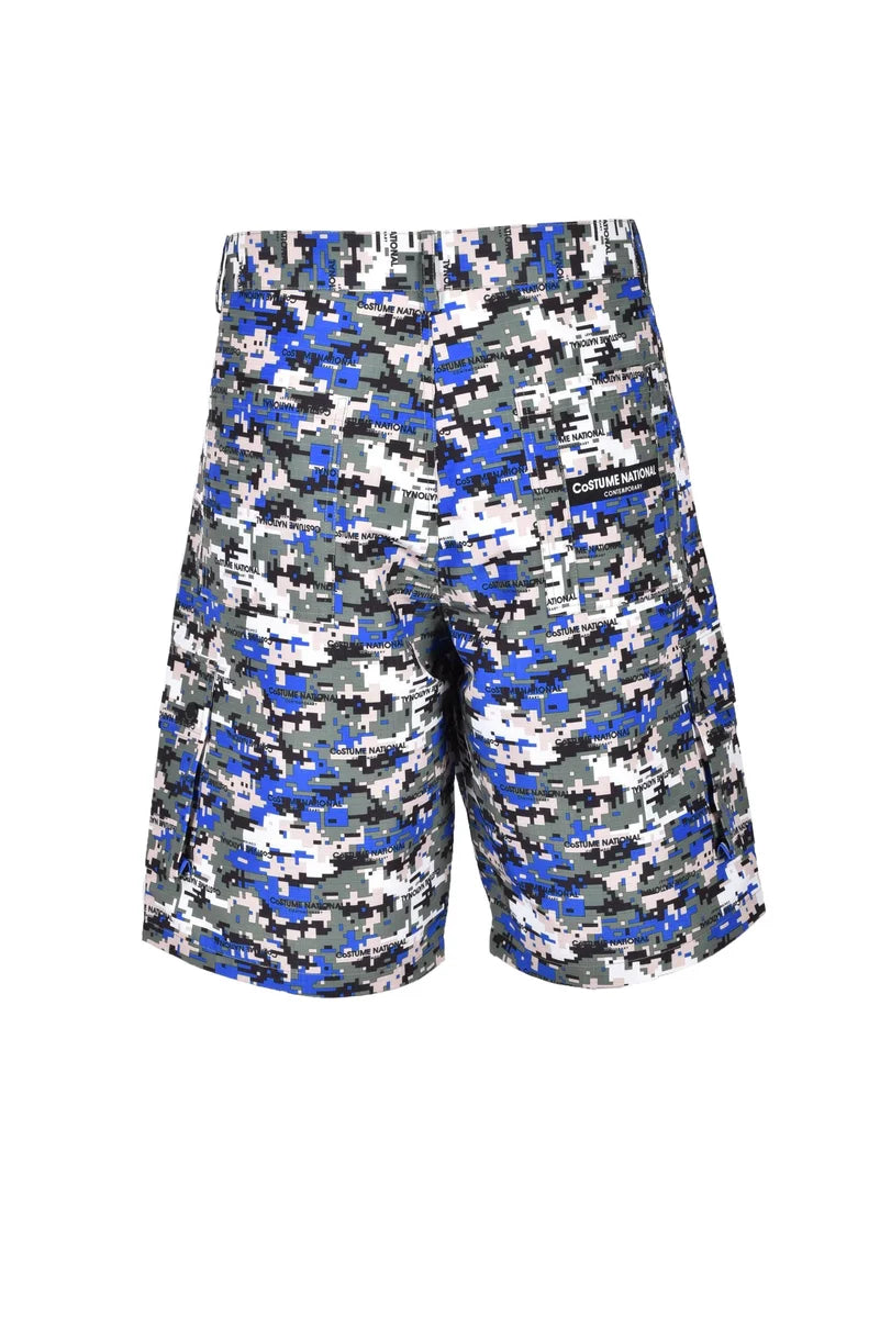 Costume National C. Bermuda Green/Blue