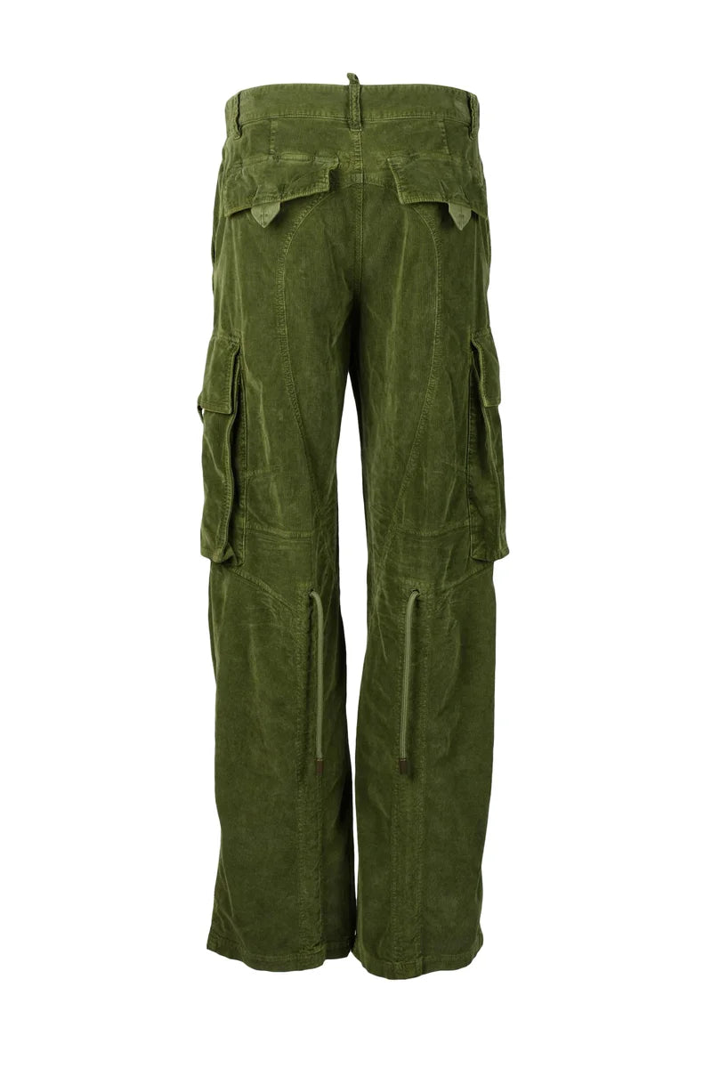 Dsquared2 Pantaloni Stretch - Verde