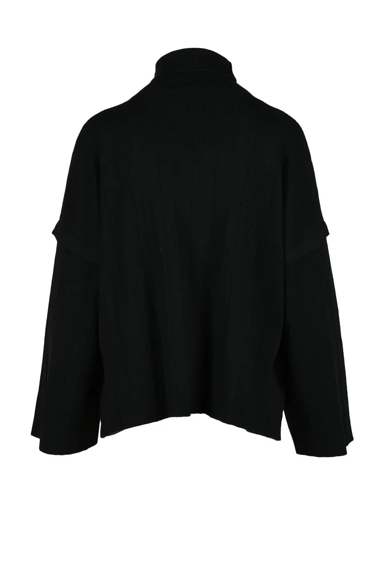 Pier Antonio Gaspari Maglione Lana Vergine - Nero