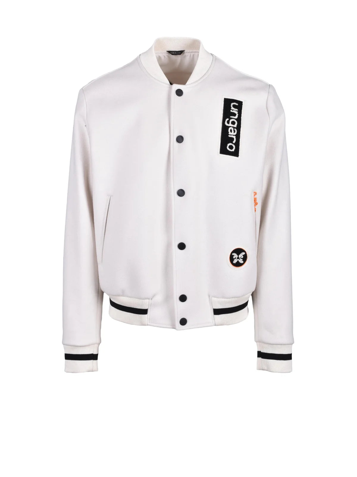 Ungaro Cappotto College Poliestere/Lana Bianco