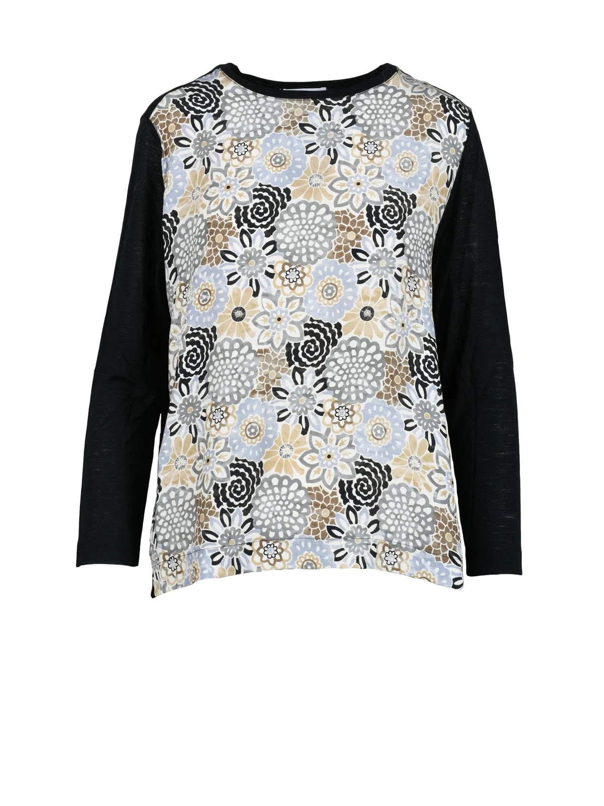 Whyci T-shirt Lana e Nylon - Grigio