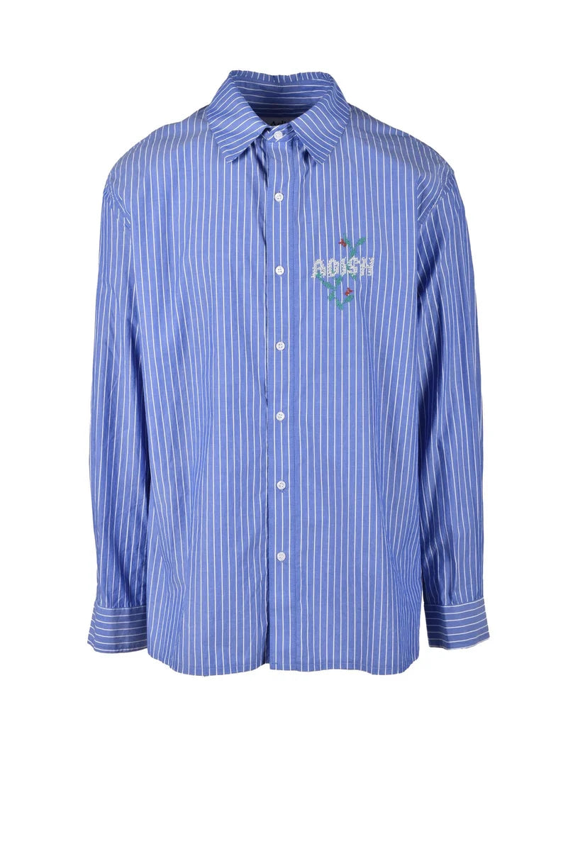 Adish Camicia in Cotone - Bianco/Blu