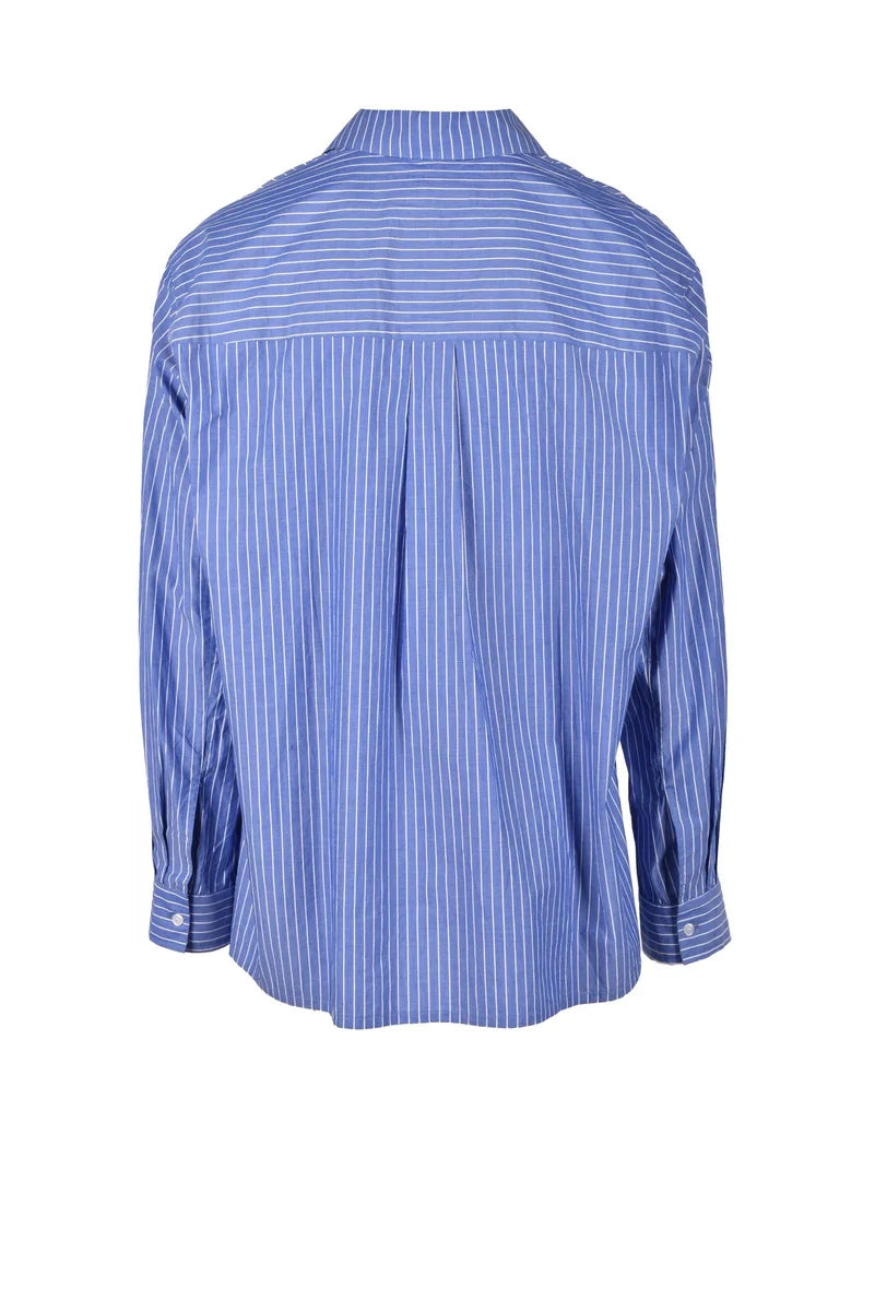 Adish Camicia in Cotone - Bianco/Blu