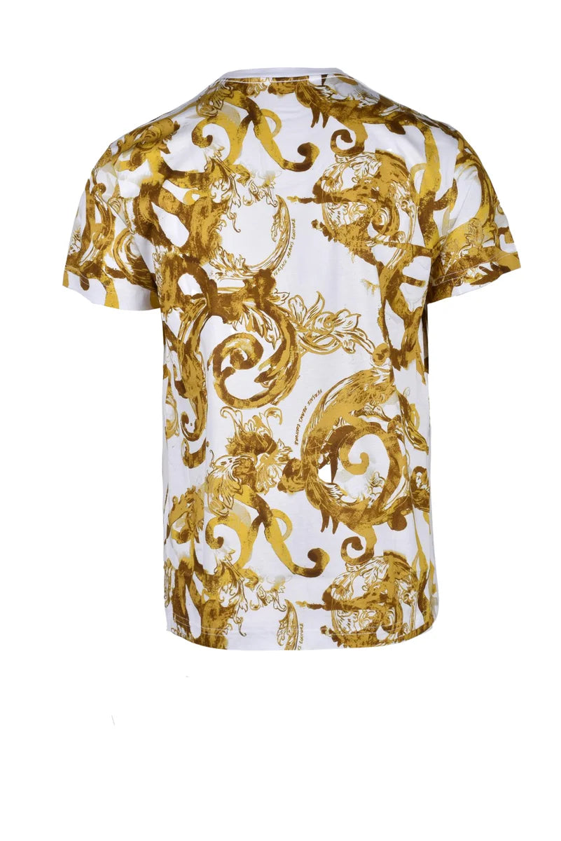Versace Jeans Couture T-shirt Cotone - White/Yellow