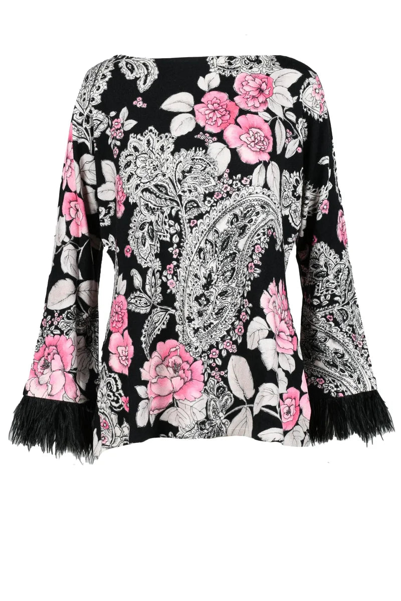 Twinset Maglia Nero/Rosa