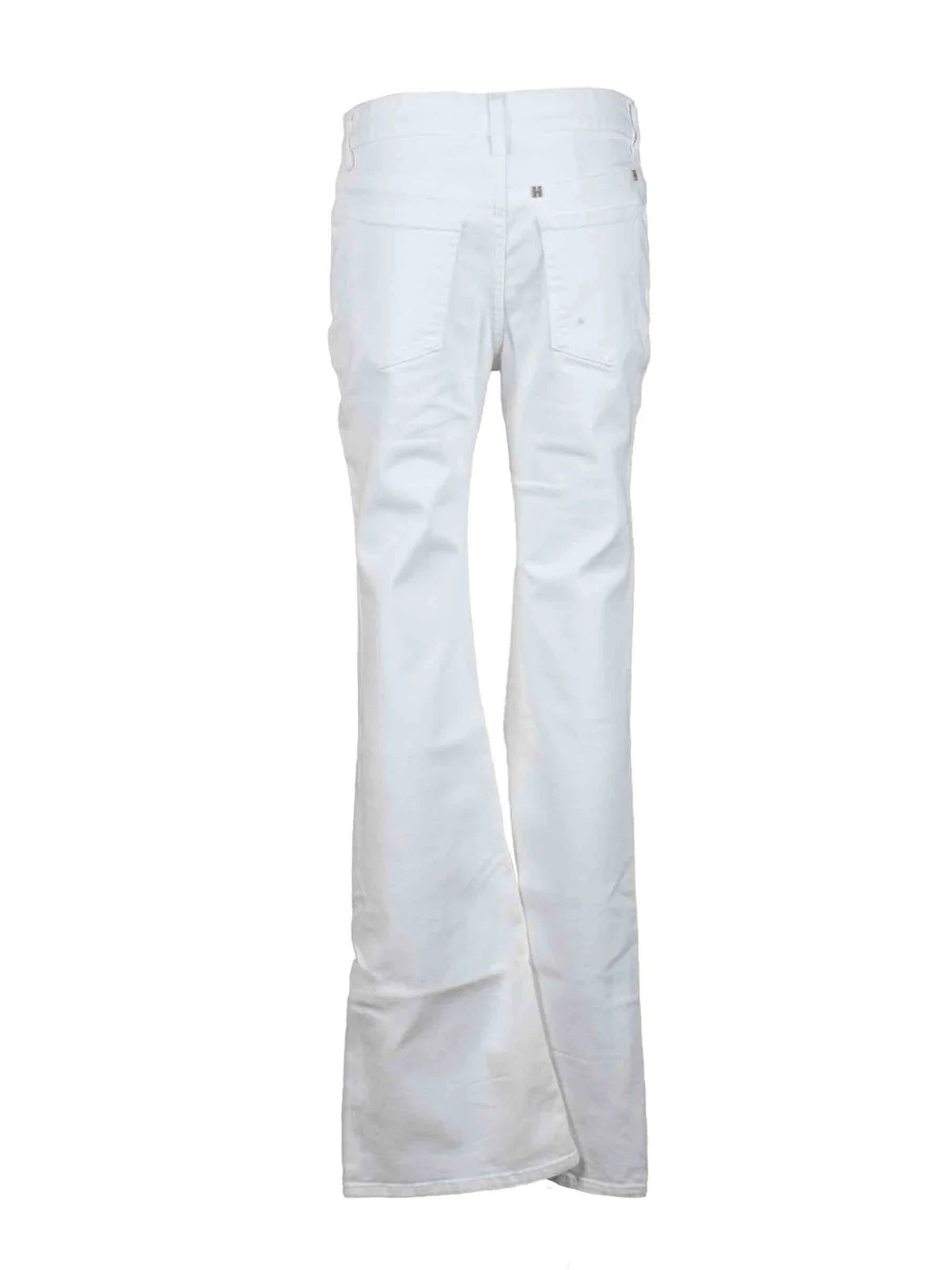 Givenchy Pantaloni Cotone Stretch - Bianco
