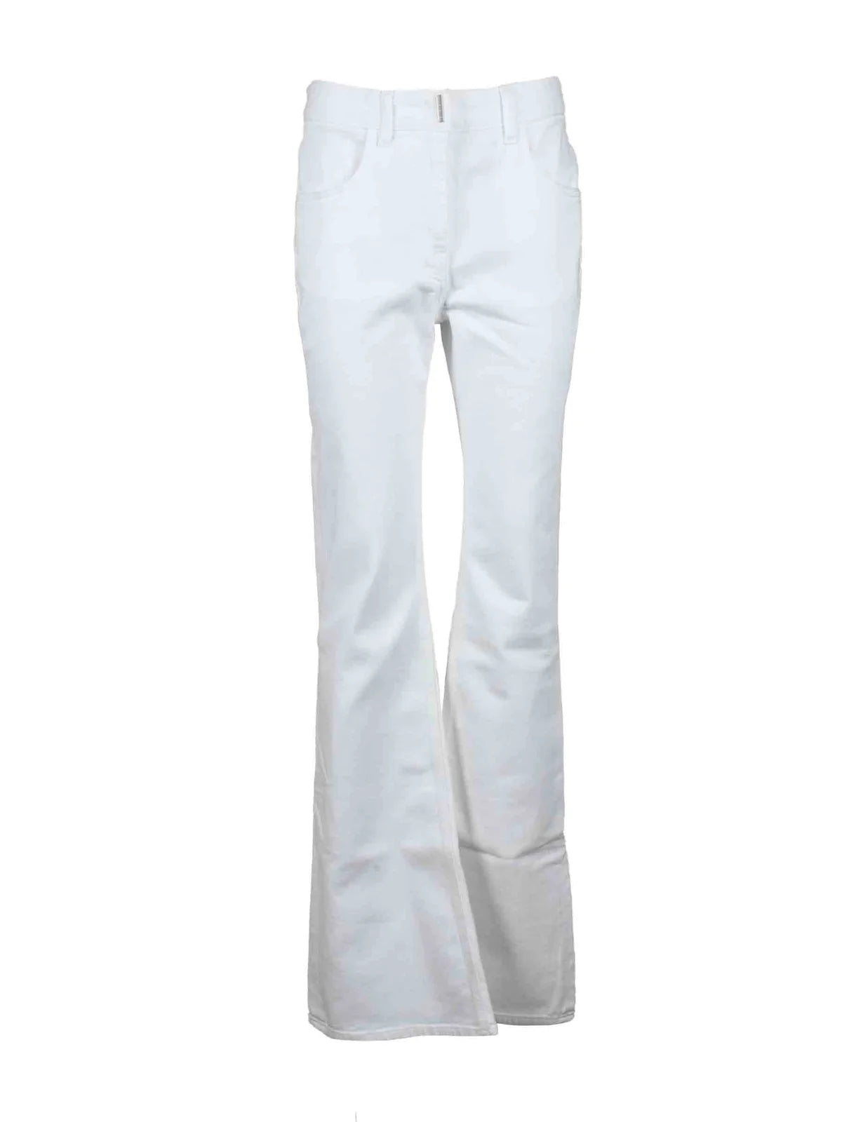 Givenchy Pantaloni Cotone Stretch - Bianco