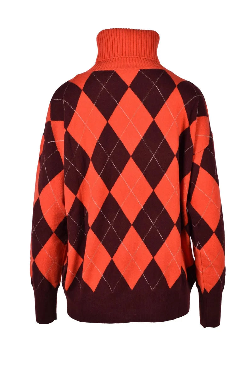 Ballantyne Maglia Cashmere Arancione Donna