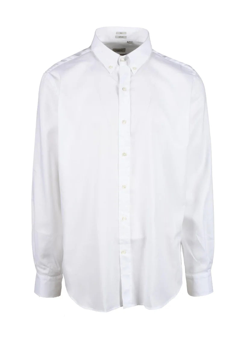 Himon S Camicia Cotone Bianco Uomo
