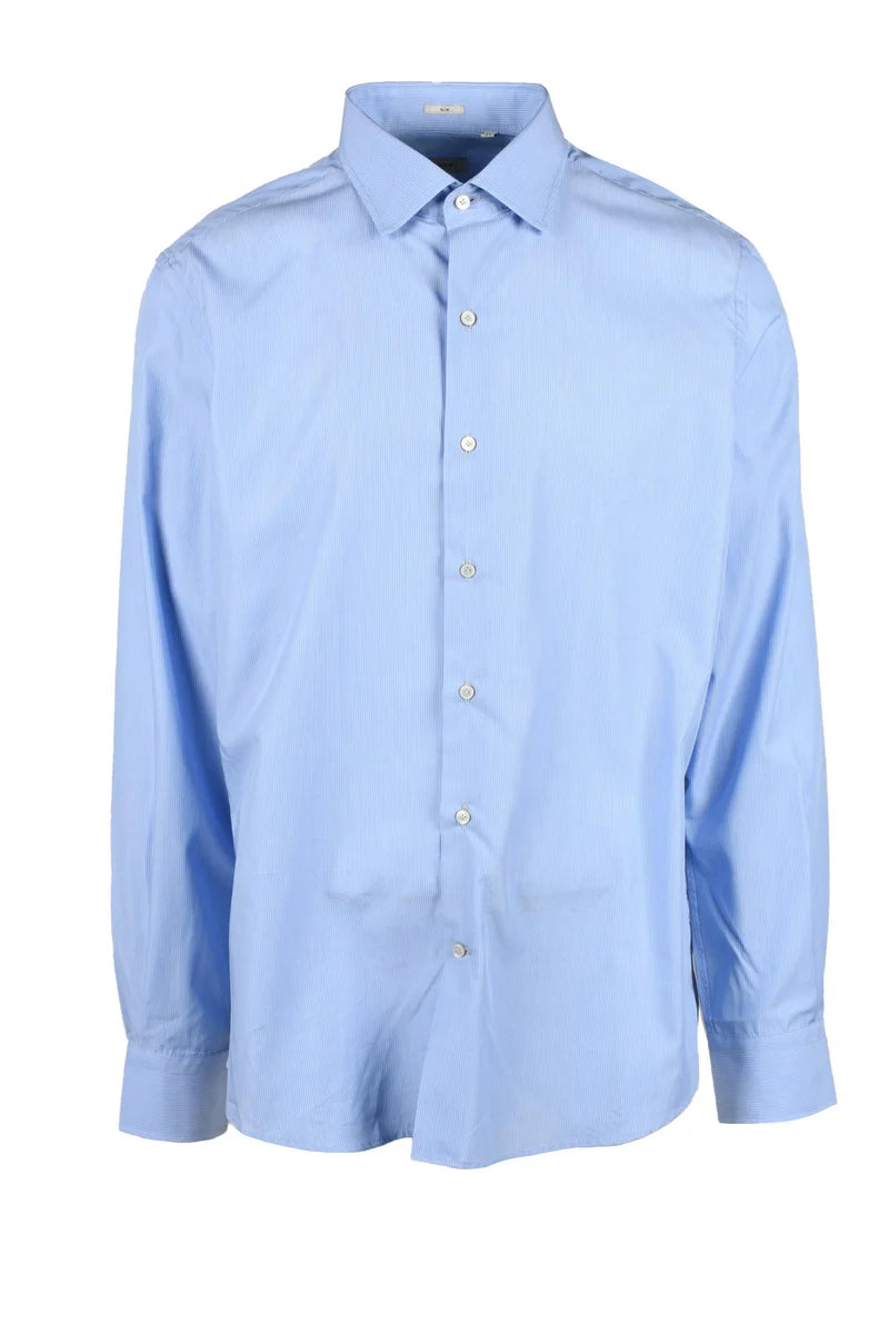 Himon S Camicia Cotone - Celeste