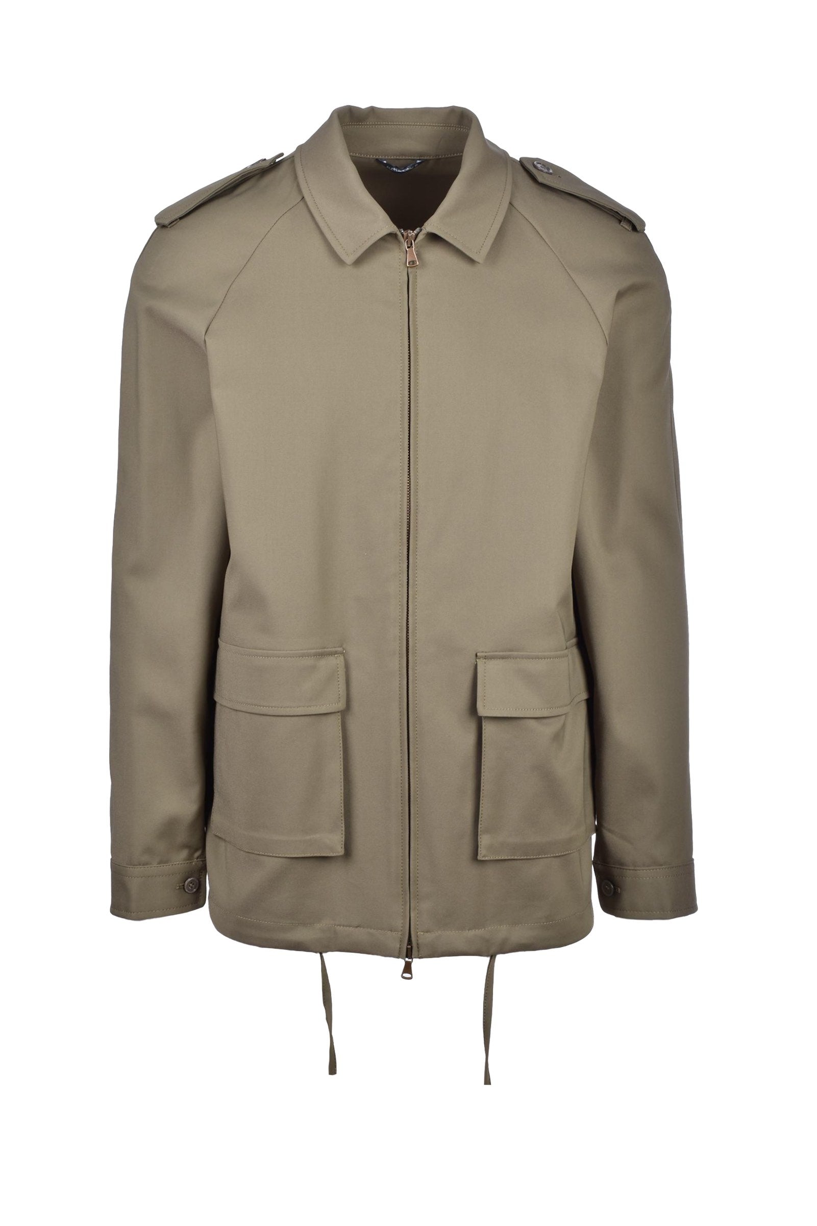 GREY DANIELE ALESSANDRINI leather jacket