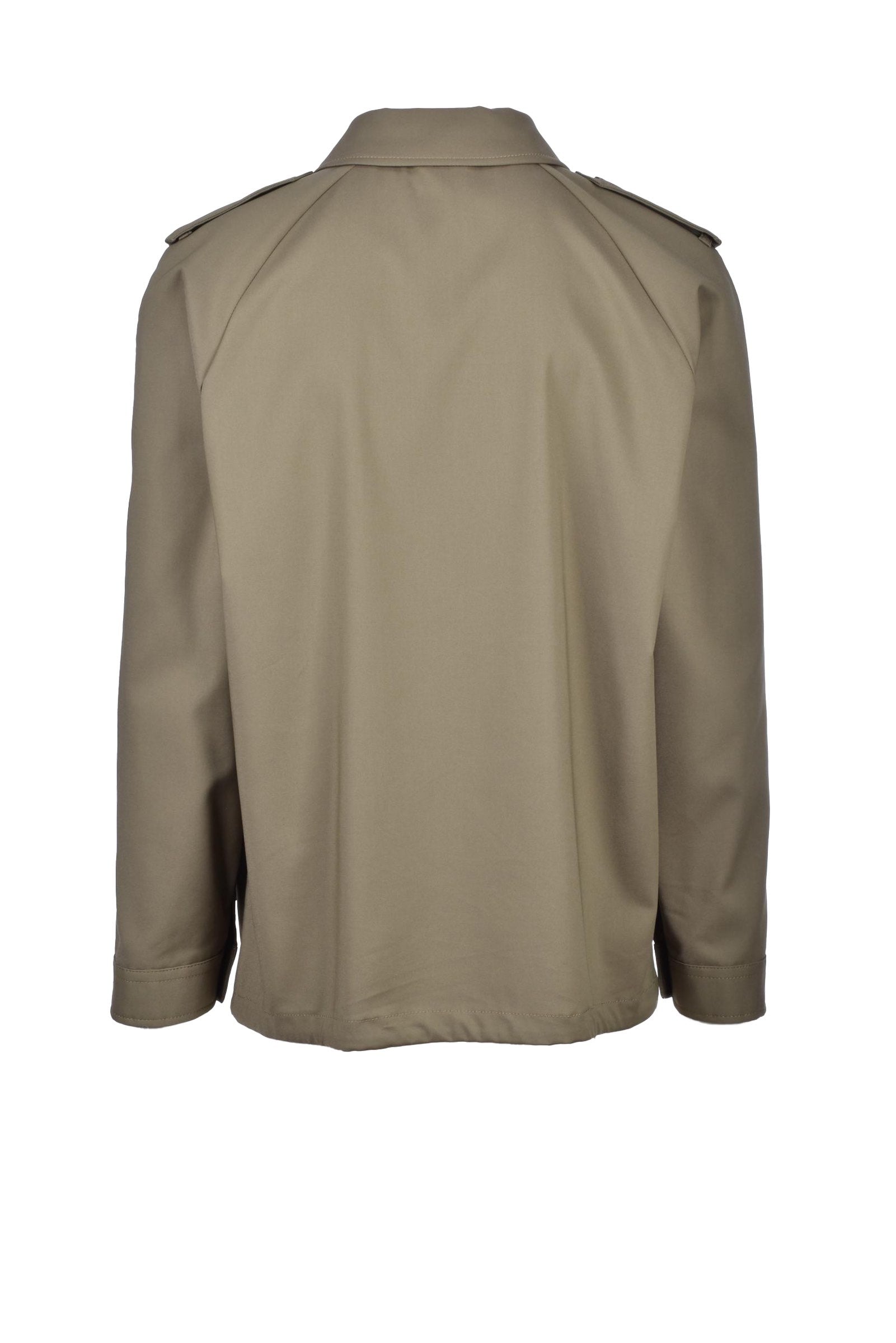 GREY DANIELE ALESSANDRINI leather jacket
