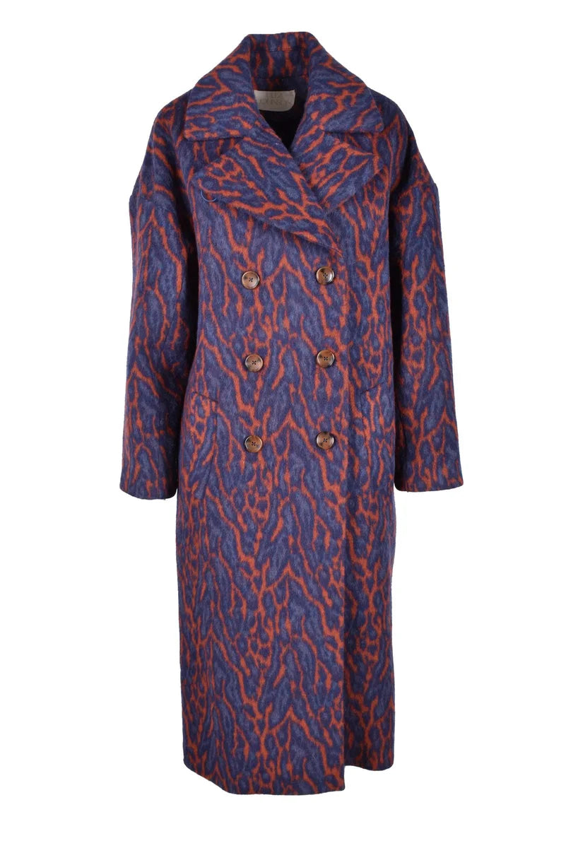 Ulla Johnson Cappotto Doppiopetto Lana Panno - Marrone