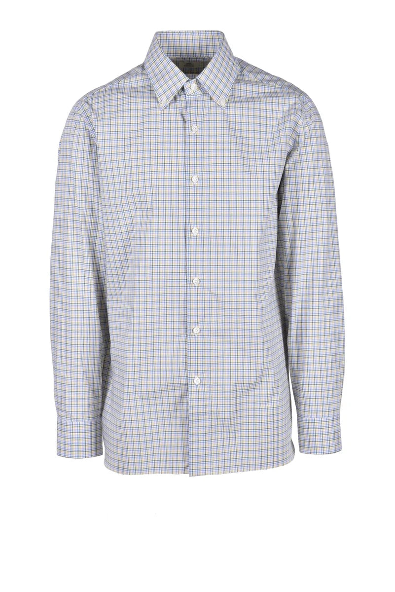 Luigi Borrelli Napoli Camicia Green/Lilac