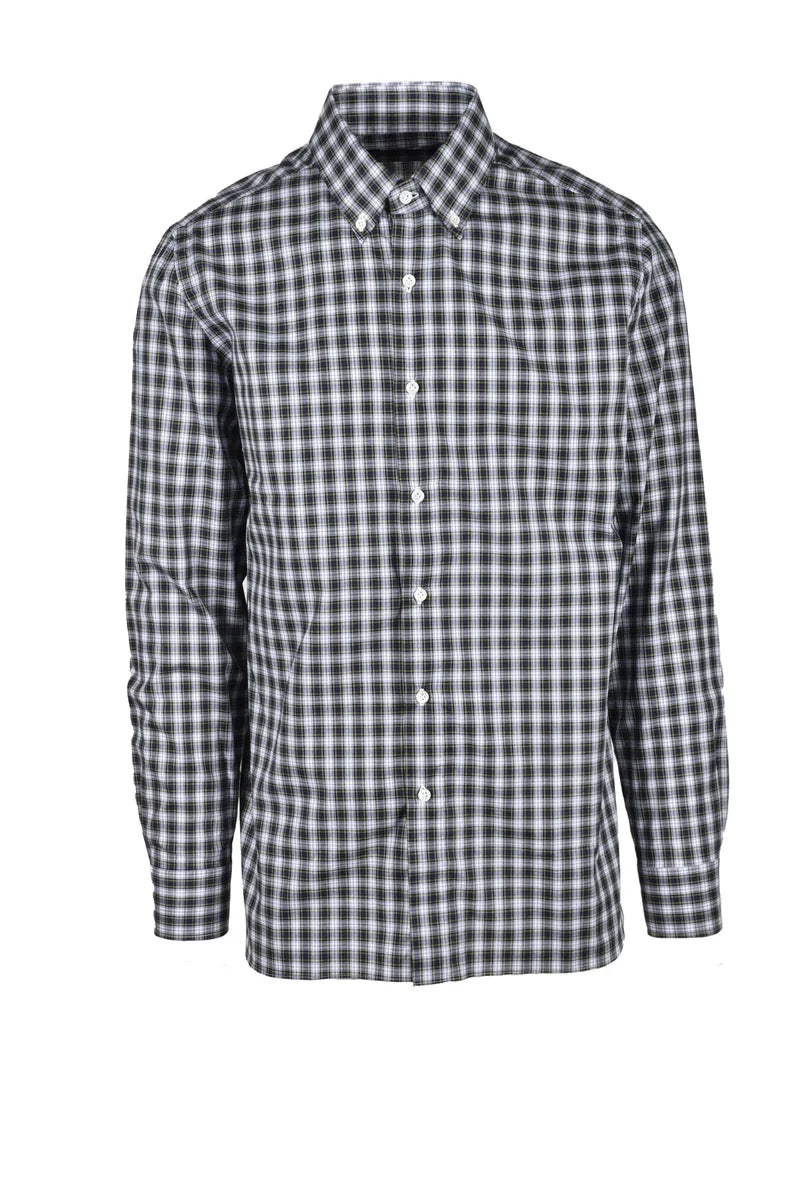 Luigi Borrelli Napoli Camicia Bianco/Blu