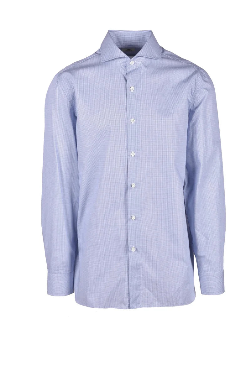 Luigi Borrelli Napoli Camicia Bianco/Blu