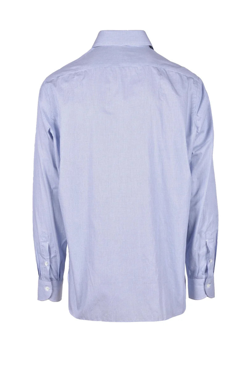 Luigi Borrelli Napoli Camicia Bianco/Blu