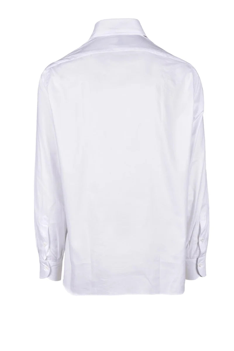 Luigi Borrelli Napoli Camicia Cotone - Bianco