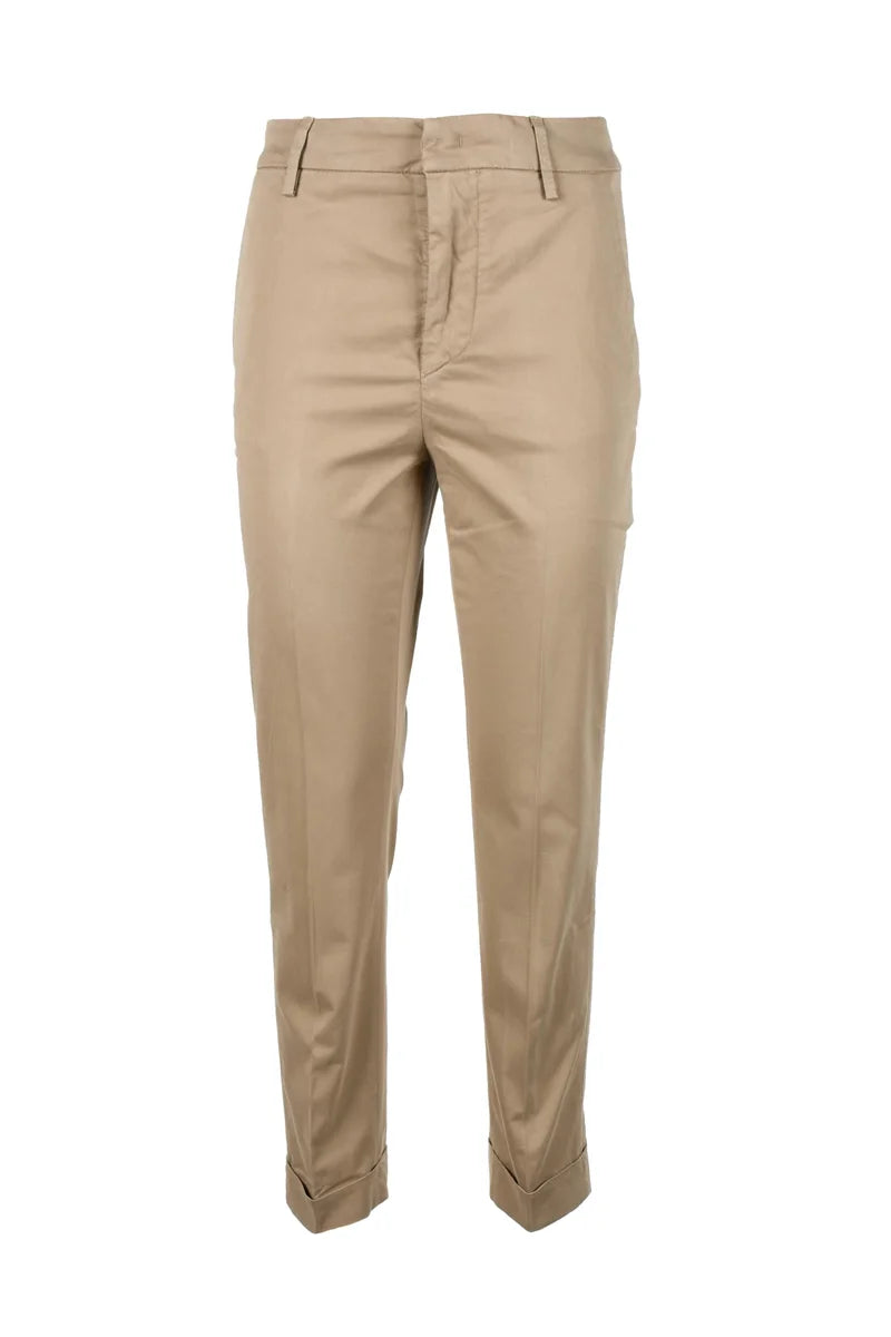 Dondup Pantalone Cotone ed Elastan - Beige