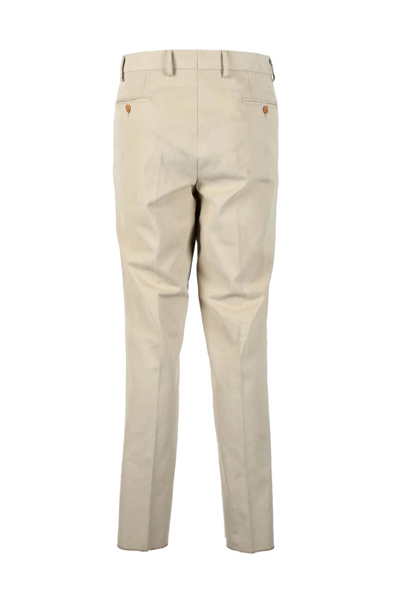 Lebole Pantalone Cotone Stretch - Beige