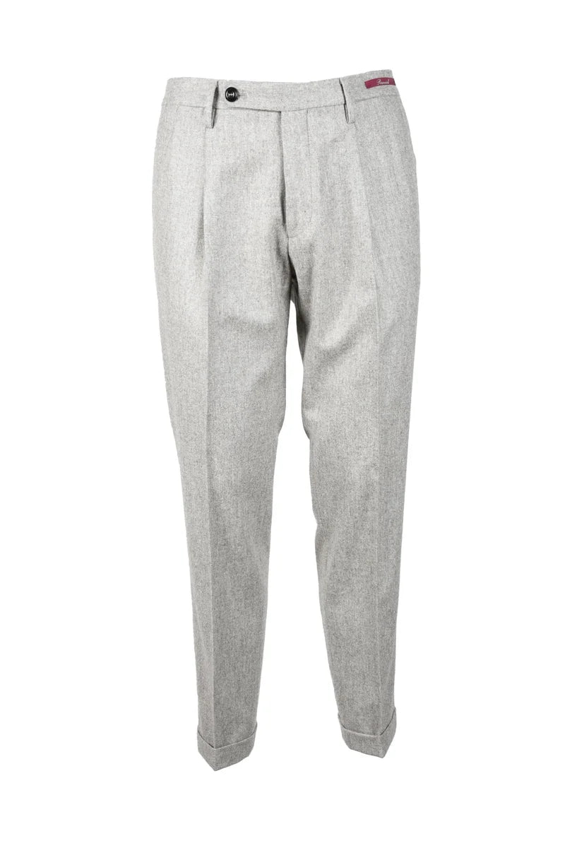 Michael Coal Pantalone Lana Vergine Turchese