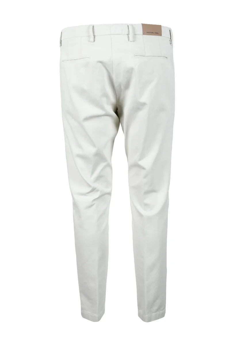 Michael Coal Pantaloni Bianco