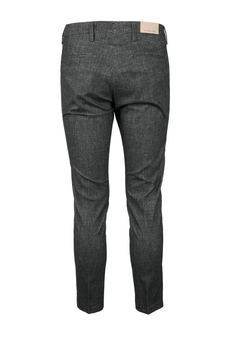 Michael Coal Pantalone Nero Elastan