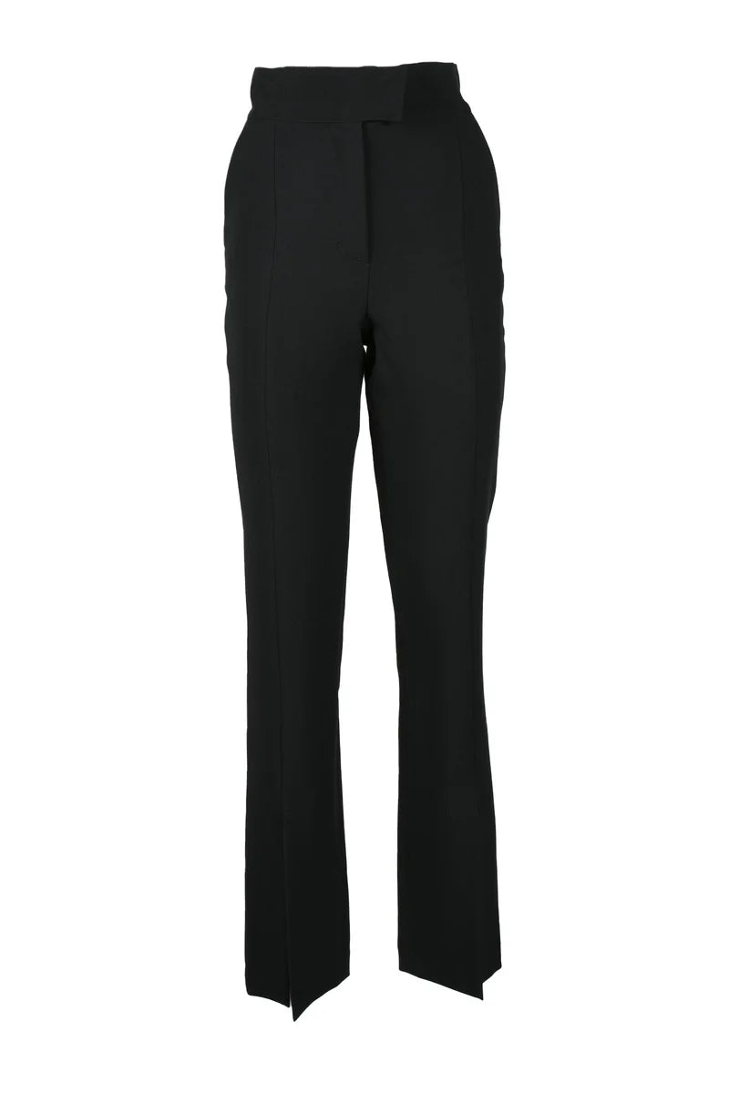 Alberto Audenino Pantalone Tessuto Stretch - Nero