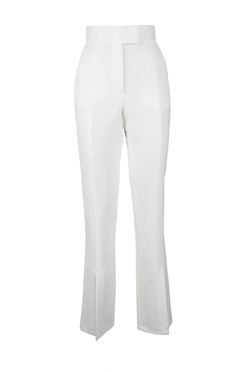 Alberto Audenino Pantalone Stretch - Bianco