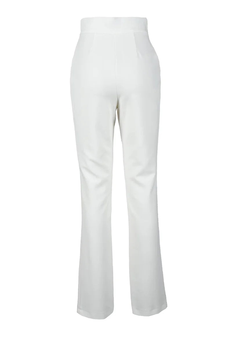 Alberto Audenino Pantalone Stretch - Bianco