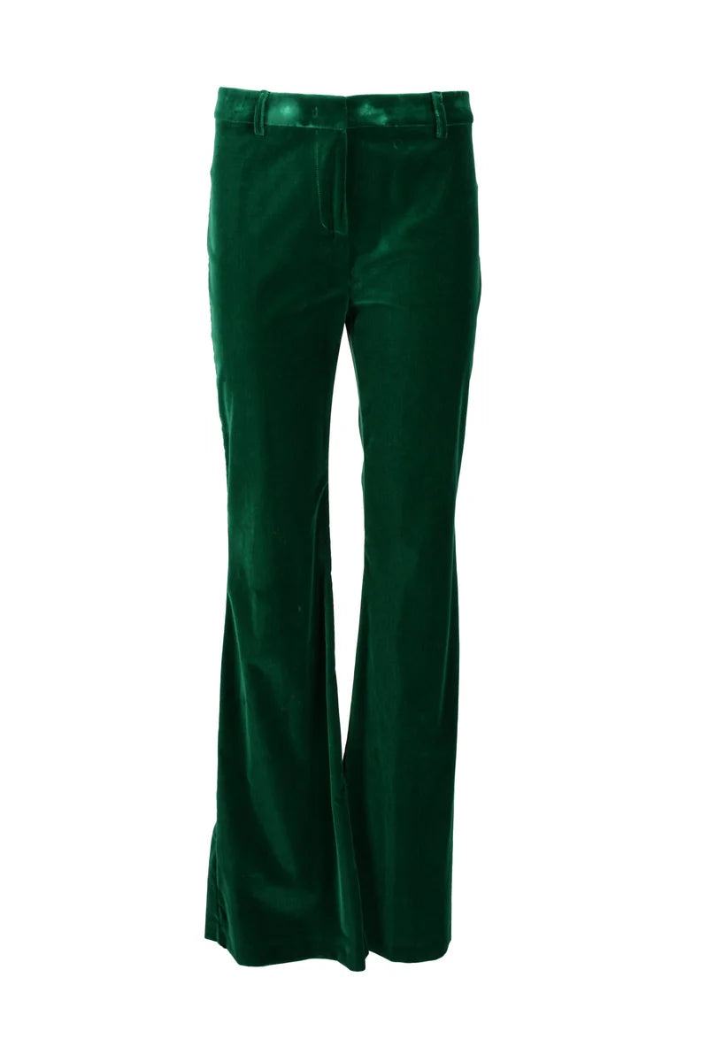 Etro Pantalone Cotone Stretch - Verde