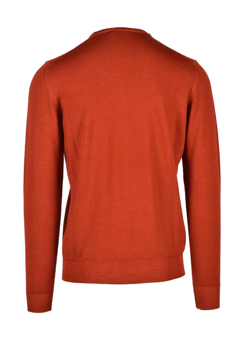 Fama Maglia Lana Merino - Arancione
