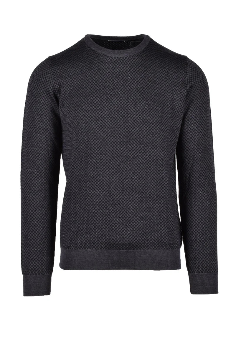 Fama Maglia Lana Merino - Grigio