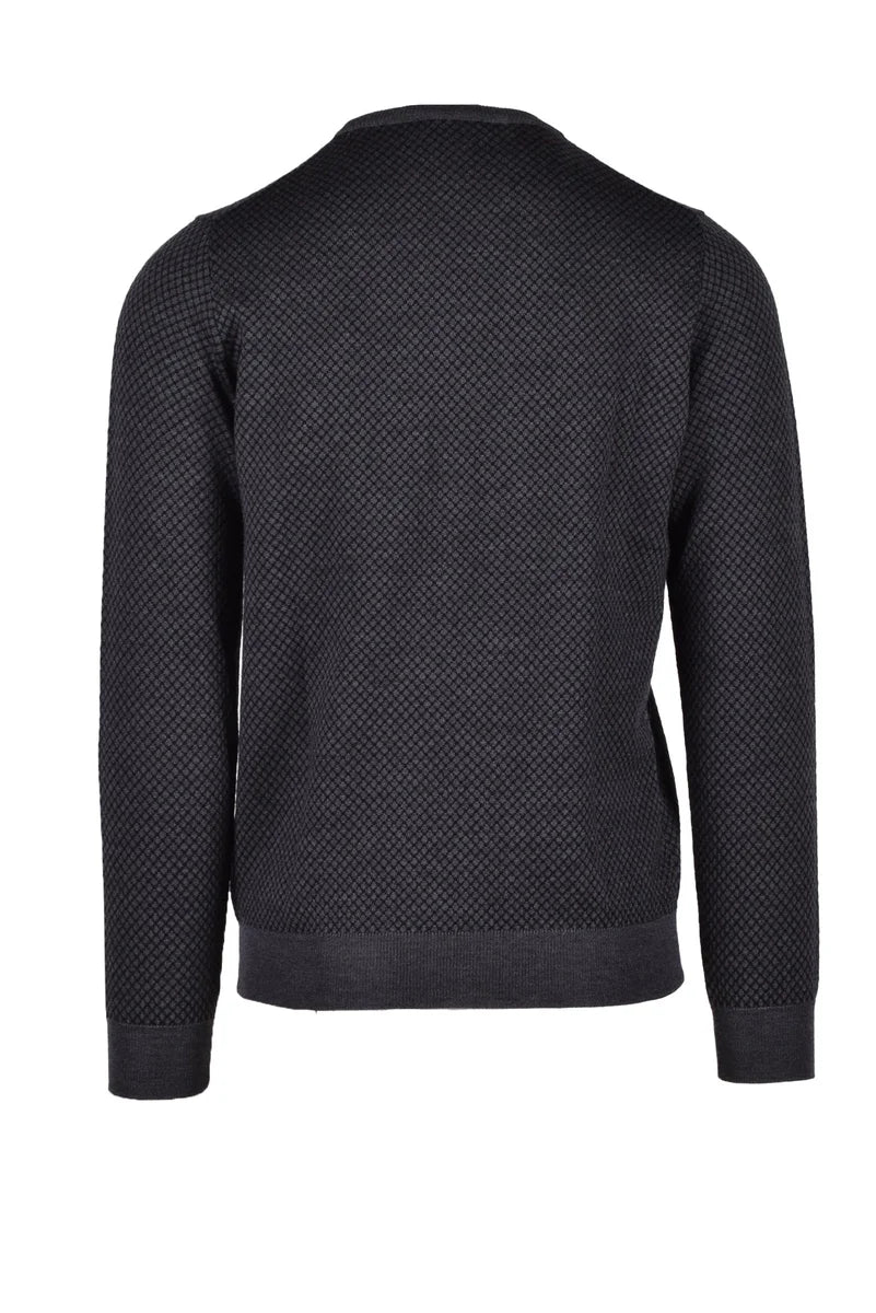 Fama Maglia Lana Merino - Grigio