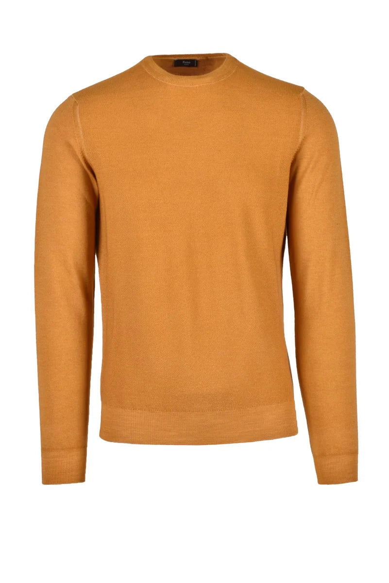 Fama Maglia Lana Merino - Giallo