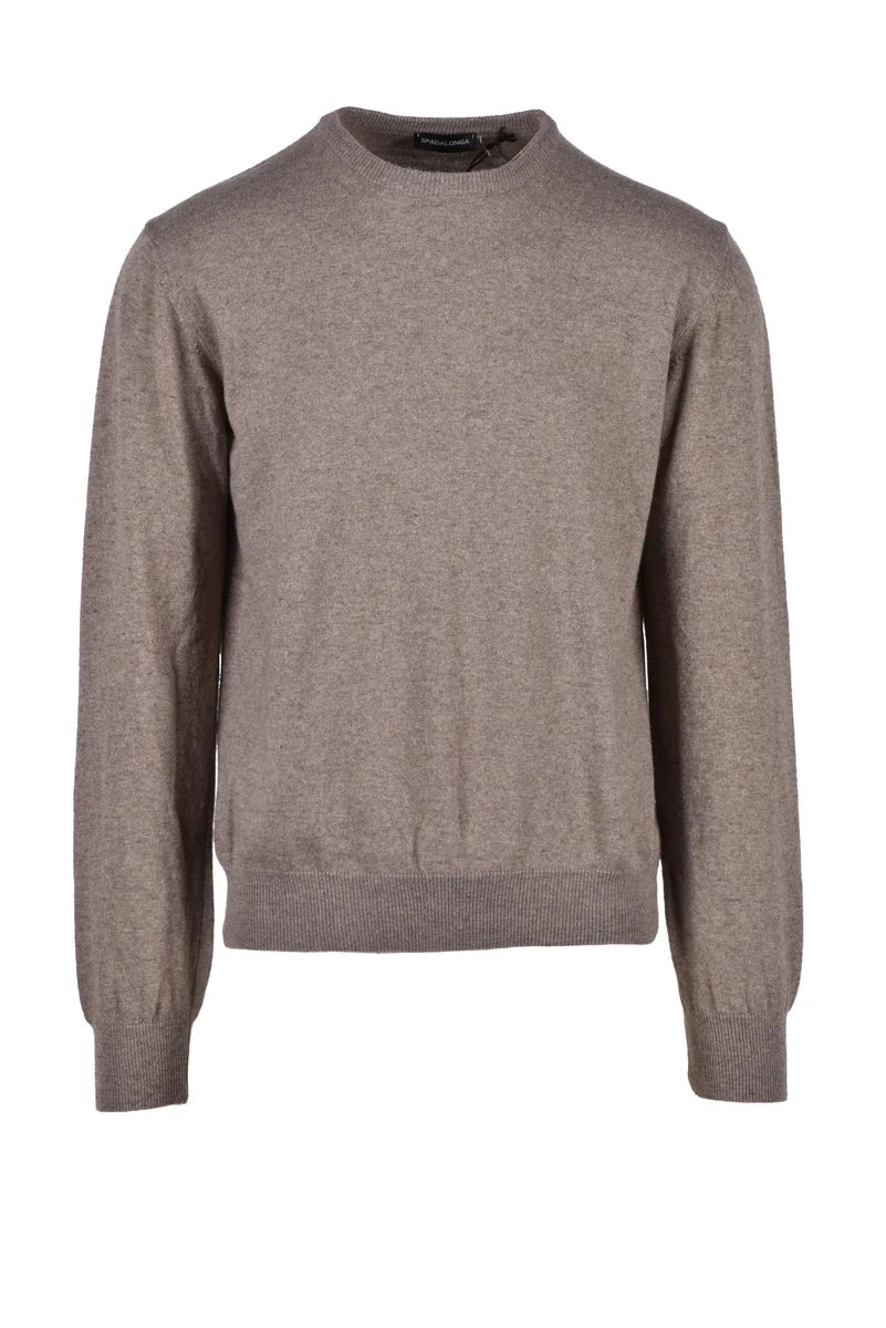 Spadalonga Maglione Lana Cashmere - Marrone