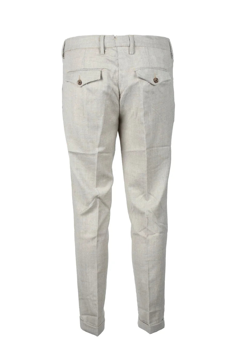 Myths Pantaloni Lana Vergine Stretch - Beige